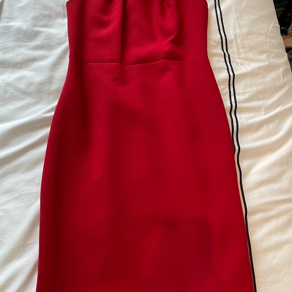 Talbots Red Sleeveless Classic Career Sheath Dress Women's Size 6 - Picture 3 of 5